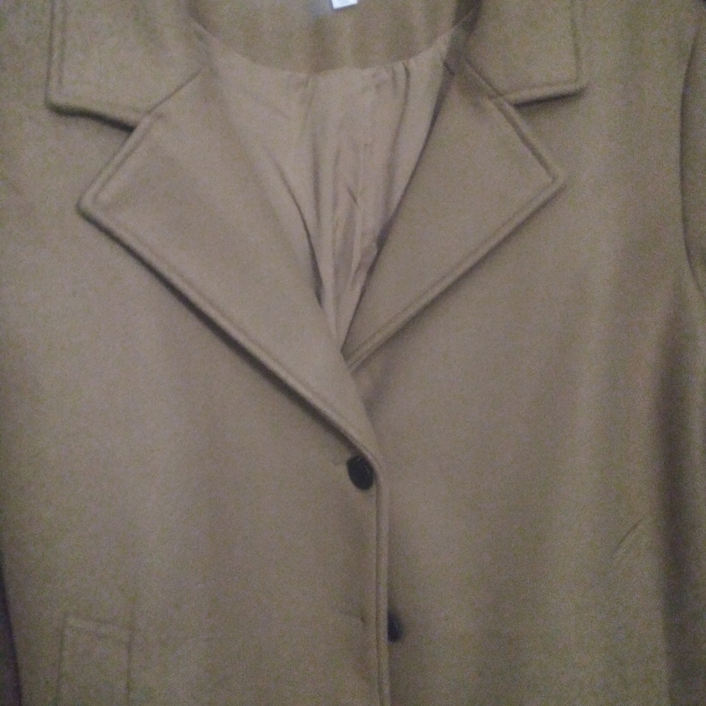 Tan overcoat